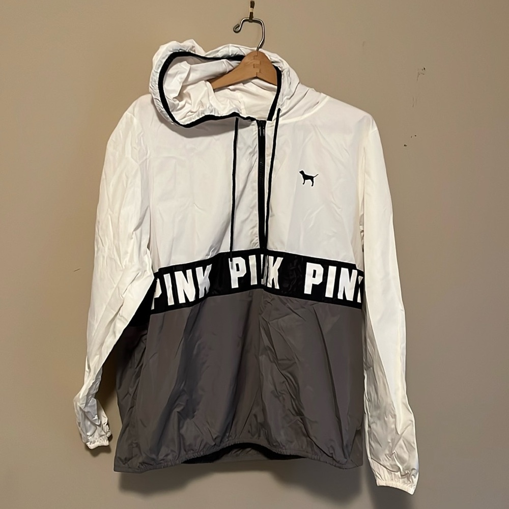 Pink by Victoria’s Secret hooded windbreaker